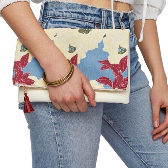Rachel Pally Handbags - Rachel Palley Reversible Vegan Leather Clutch NWT